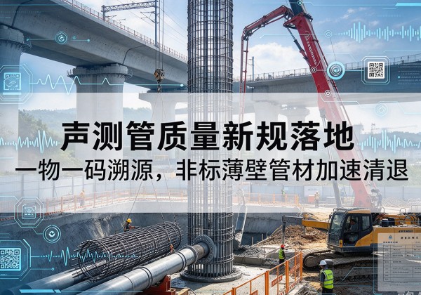 龙岩声测管质量新规落地，一物一码溯源，非标薄壁管材加速清退